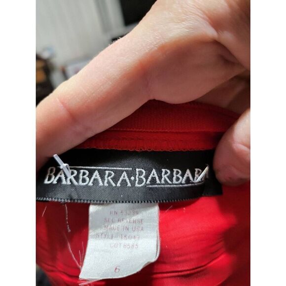 Vintage Retro Look Red Dress - Picture 4 of 4